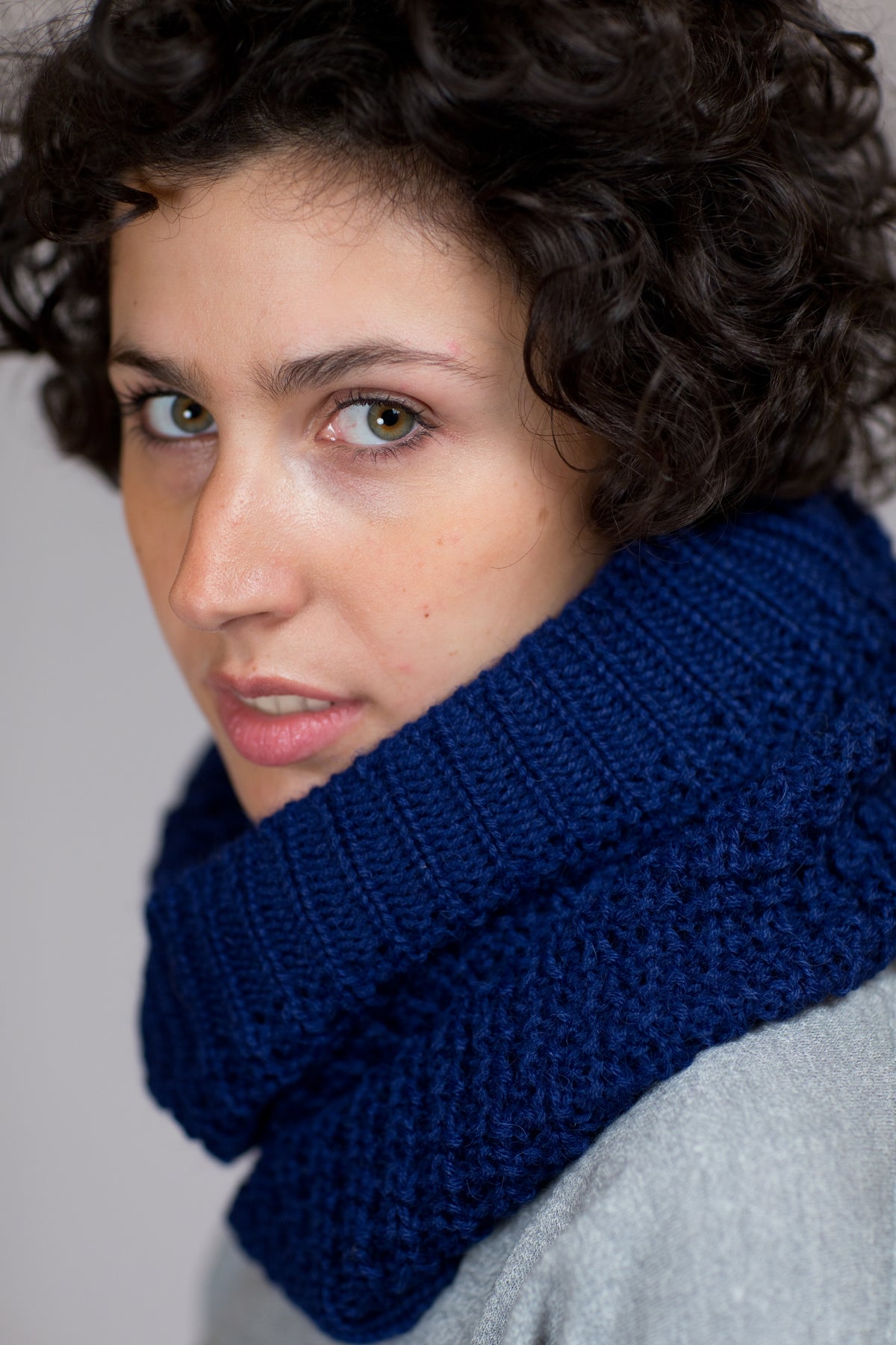 Waffle Knit Infinity Scarf