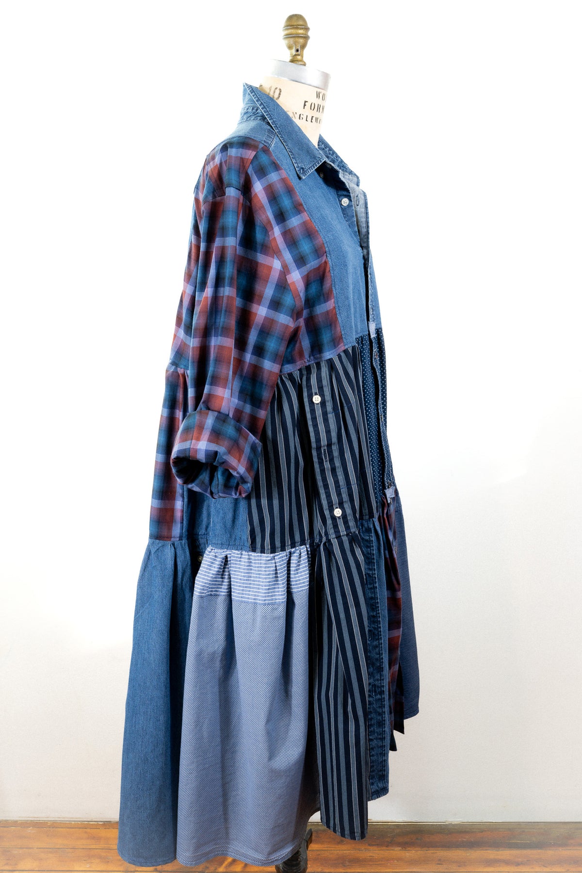 Montclair Reconstructed Shirt Dress #074