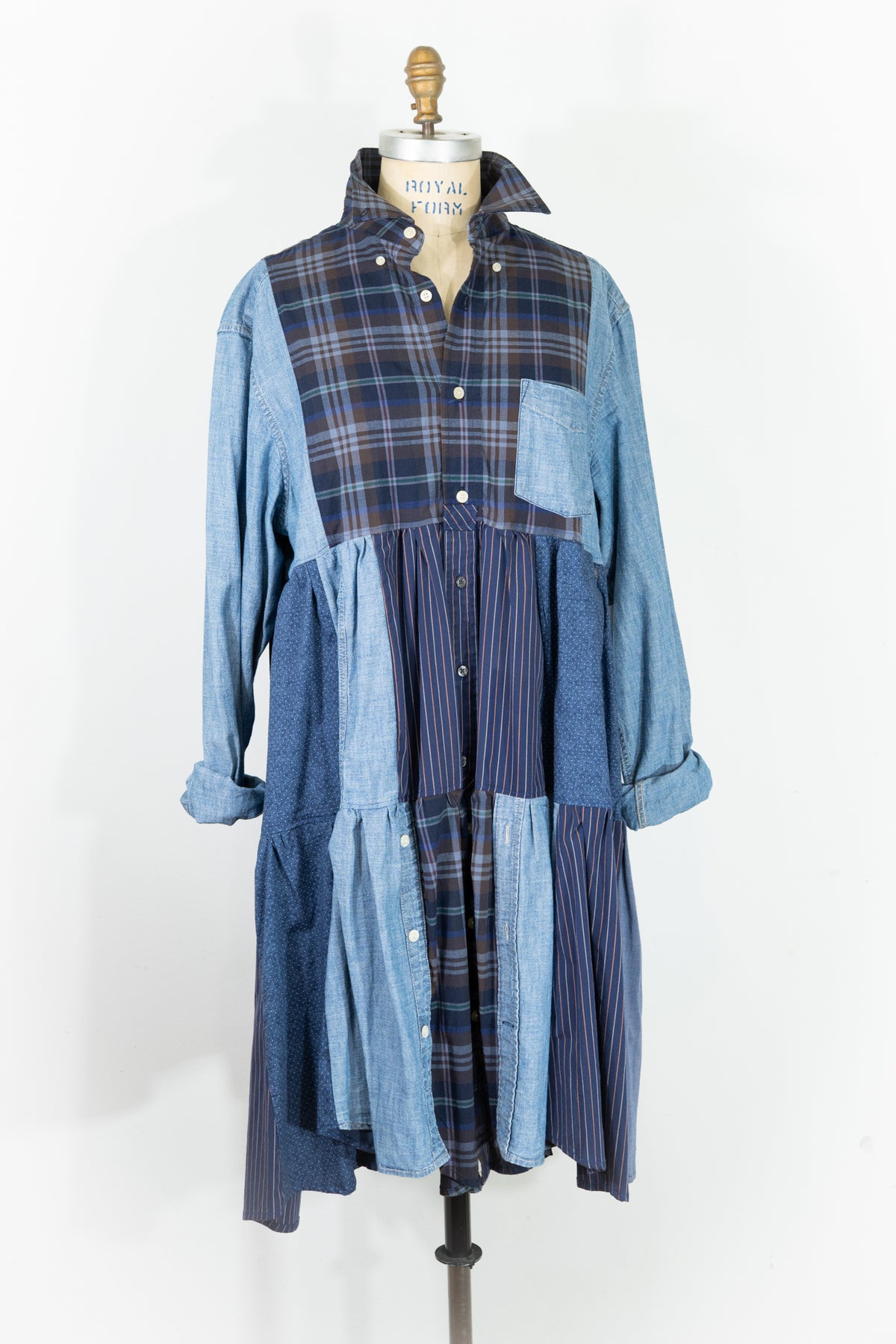 Montclair Reconstructed Shirt Dress #073