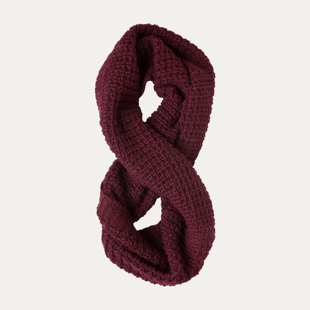 Waffle Knit Infinity Scarf